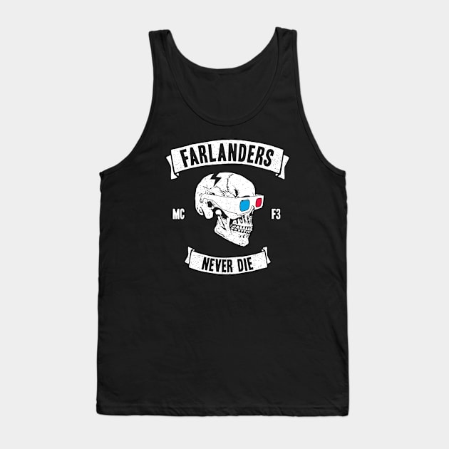 Farlander Biker Club (Front Print) Tank Top by Far Lands or Bust